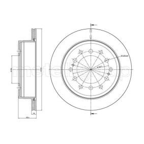 Acquista Disco freno da METELLI 23-0972C a buon mercato per soli 53,82 €