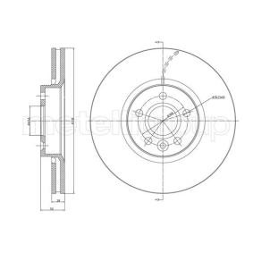 Compre Disco de travão da METELLI 23-1181C a um preço baixo por 72,37 €