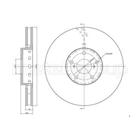 Acquista Disco freno da METELLI 23-1538C a buon mercato per soli 59,89 €