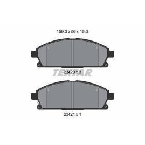 Acquista Kit pastiglie freni da TEXTAR 2342006 a buon mercato per soli 38,76 €