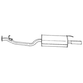 Endschalldämpfer 23623 für HONDA