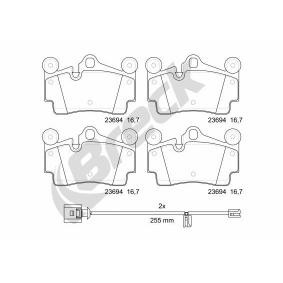 Compre Pastilhas de travão da BRECK 23694 00 553 00 a um preço baixo por 38,19 €