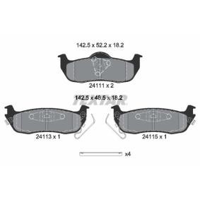 Acquista Kit pastiglie freni da TEXTAR 2411103 a buon mercato per soli 93,98 €