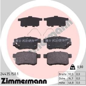 Bremsbeläge 24435.150.1 für ACCORD V (CC, CD) für 51,06 CHF