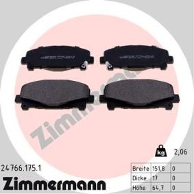 Bremsbeläge 24766.175.1 für ACCORD V (CC, CD) für 45,87 CHF