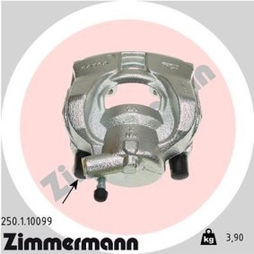 Kjøp Bremsecaliper av ZIMMERMANN 250.1.10099 til den lave prisen 1508,77 NOK