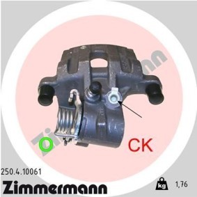 Kjøp Bremsecaliper av ZIMMERMANN 250.4.10061 til den lave prisen 2552,60 NOK