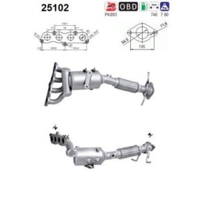 Acquista Catalizzatore da AS 25102 a buon mercato per soli 647,86 €