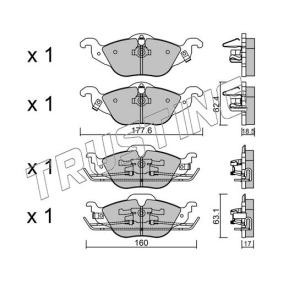 Acquista Kit pastiglie freni da TRUSTING 266.0 a buon mercato per soli 59,53 €