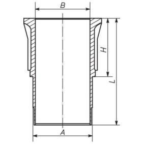 Køb Cylinderforing af MAHLE ORIGINAL 279 WN 01 00 til den lave pris 554,01 DKK