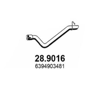 Kjøp Eksosrør av ASSO 28.9016 til den lave prisen 1724,39 NOK