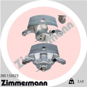 Acquista Pinza freno da ZIMMERMANN 280.1.50023 a buon mercato per soli 159,74 €