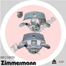 Acquista Pinza freno da ZIMMERMANN 280.2.50023 a buon mercato per soli 159,74 €