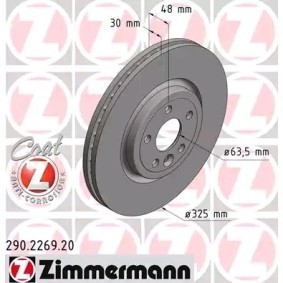 Bremsscheibe 290.2269.20 von ZIMMERMANN günstig für 83,10 € online kaufen