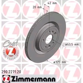 Bremsscheibe 290.2271.20 von ZIMMERMANN günstig für 69,75 € online kaufen