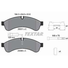 Acquista Kit pastiglie freni da TEXTAR 2923103 a buon mercato per soli 190,04 €