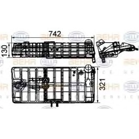 Comprar Depósito compensación, refrigerante de HELLA 8MA 376 705-241 a bajo precio de 176,97 €