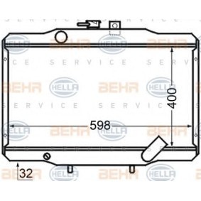 Kühler, Motorkühlung 8MK 376 705-741