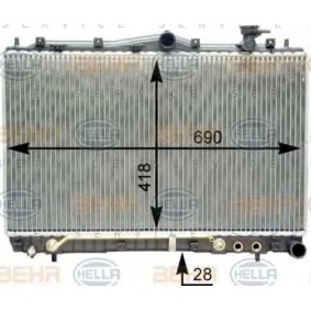 Kühler, Motorkühlung 8MK 376 762-221