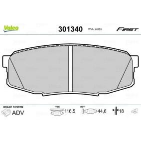 Compre Pastilhas de travão de VALEO online para Sequoia II (XK60) a preços moderados