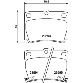 Achetez des Kit de distribution + pompe à eau HELLA 8MP 376 800-861 à prix pour 142,50 €