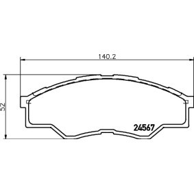 Achetez des Kit de distribution + pompe à eau HELLA 8MP 376 814-831 à prix pour 272,32 €