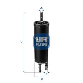 Comprar Filtro combustible de UFI 31.962.00 a bajo precio de 27,87 €