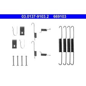 Compre Kit de acessórios, maxilas do travão da ATE 03.0137-9103.2 a um preço baixo por 19,91 €