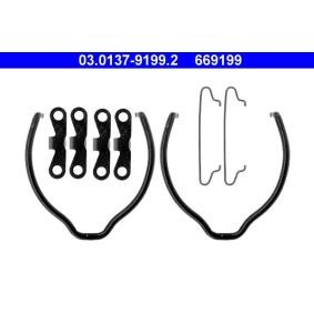 Compre Kit de accesorios de las zapatas de freno de ATE online para V90 Familiar (965) a precios moderados