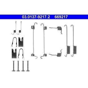 Compre Kit de acessórios, maxilas do travão da ATE 03.0137-9217.2 a um preço baixo por 21,24 €