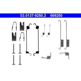 Compre Kit de acessórios, maxilas do travão da ATE 03.0137-9250.2 a um preço baixo por 21,61 €