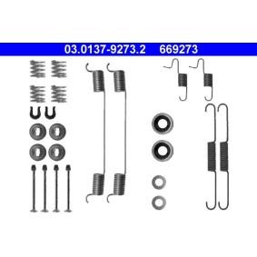 Compre Kit de accesorios de las zapatas de freno de ATE online para NAVARA Pick-up (D21) a precios moderados