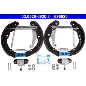 Acquista Kit freno, Freno a tamburo da ATE 03.0520-6920.3 a buon mercato per soli 116,96 €