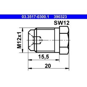 Acquista Tappo filet., cilindro maestro del freno da ATE 03.3517-0300.1 a buon mercato per soli 3,87 €