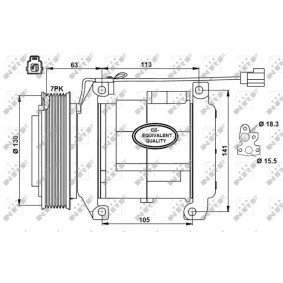 Acquista Compressore aria condizionata da NRF 32881 a buon mercato per soli 198,11 €