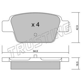 Compre Pastilhas de travão da TRUSTING 332.0 a um preço baixo por 67,70 €