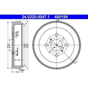 Bremstrommel 24.0220-0047.1