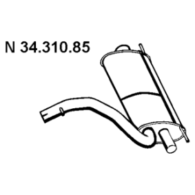 Endschalldämpfer 34.310.85