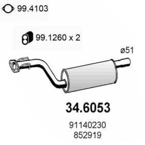 Køb Mellempotte af ASSO 34.6053 til den lave pris 2100,52 DKK