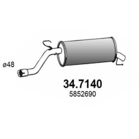 Endschalldämpfer von ASSO 34.7140