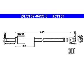 Comprar Latiguillo de freno de ATE 24.5137-0455.3 a bajo precio de 22,07 €
