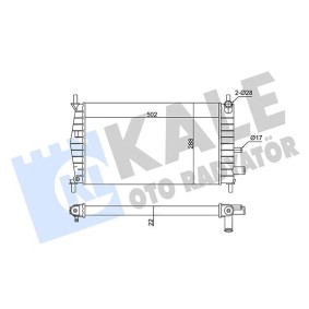 Achetez des Radiateur du moteur KALE OTO RADYATOR 341920 à prix pour 77,56 €