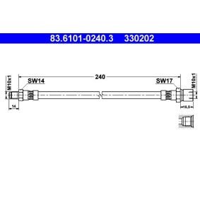 Acquista Tubo freno da ATE 83.6101-0240.3 a buon mercato per soli 30,95 €