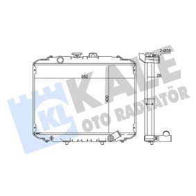 Achetez des Radiateur du moteur KALE OTO RADYATOR 342290 à prix pour 122,98 €