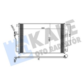 Klimakondensator 343025 für VW