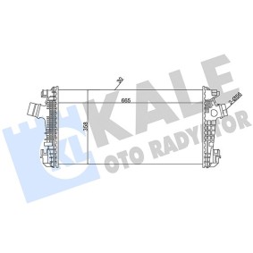 Ladeluftkühler 344900 für VAUXHALL