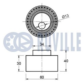 Compre Roda dentada, inversão da corrente de distribuição da RUVILLE 3453065 a um preço baixo por 251,14 €