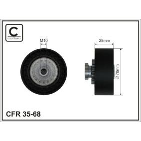 Compre Rolo tensor, correia trapezoidal estriada de CAFFARO online para 19 I Cabriolet (D53_) a preços moderados