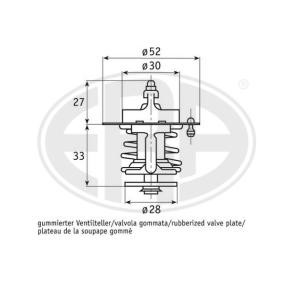 MITSUBISHI Kühlwasserthermostat von ERA
