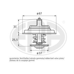 Kühlwasserthermostat von ERA 350327